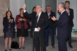 Inauguración de la plaza Pintor Eugenio Chicano. Málaga. Noviembre de 2016