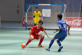 Partido China contra Tailandia. 14º Campeonato del Mundo Universitario de Fútbol Sala 2014 (FUTSAL). Antequera. Julio de 2014