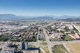 Vista aérea general. Campus de Teatinos. Diciembre de 2016