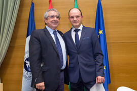 Toma de Posesión de Joaquín Ortega Casanova como nuevo Director de Secretariado de Transferencia de la Universidad de Málaga. Edificio del Rectorado. Febrero de 2018