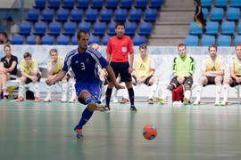 Partido Eslovaquia contra Alemania. 14º Campeonato del Mundo Universitario de Fútbol Sala 2014 (FUTSAL). Antequera. Julio de 2014
