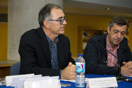 Gregorio García Reche. Homenaje a Pablo García Baena y Antonio Garrido. Biblioteca General. Octubre de 2018