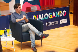 César Bona en el coloquio "Dialogando". Facultad de Derecho. Enero de 2017