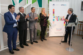 Inauguración de la oficina 'Welcome to UMA'. Campus de Teatinos. Abril de 2019