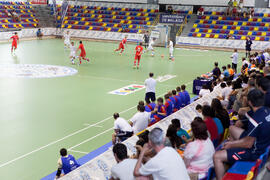 Partido Rusia contra República Checa. 14º Campeonato del Mundo Universitario de Fútbol Sala 2014 (FUTSAL). Antequera. Julio de 2014