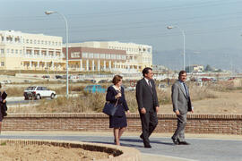 Visita del gobernador de Puerto Rico a la Universidad de Málaga y Obispado. 1993