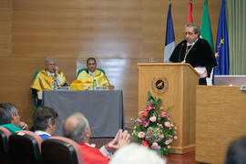 José Ángel Narváez en la investidura como Doctor "Honoris Causa" de Edmund Neugebauer por la Facultad de Medicina de la Universidad de Málaga. Edificio del Rectorado. Noviembre de 2016