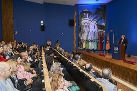 Intervención de José Ángel Narváez. Toma de posesión de nuevos catedráticos y profesores titulares de la Universidad de Málaga. Paraninfo. Diciembre de 2022