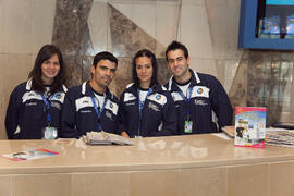 Recepción. 3º Congreso Internacional de Actividad Físico-Deportiva para Mayores de la Universidad de Málaga. Palacio de Ferias y Congresos de Málaga. Marzo de 2009