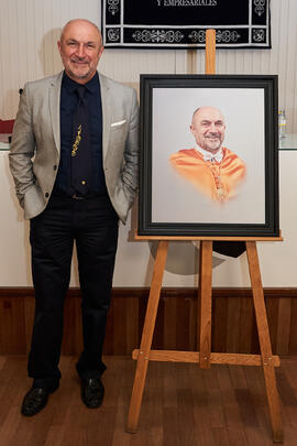 Presentación del Retrato de Honor de D. Eugenio José Luque Domínguez. Facultad de Ciencias Económicas y Empresariales. Junio de 2025