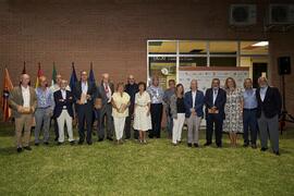 Foto de grupo. Homenaje al personal jubilado de la Facultad de Ciencias Económicas y Empresariales. Campus de El Ejido. Septiembre de 2022