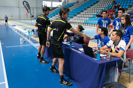 Partido Universidad de Aveiro - Universidad de Primorska. Categoría femenina. Campeonato Europeo Universitario de Balonmano. Antequera. Julio de 2017
