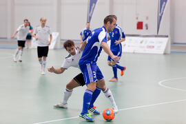 Partido Eslovaquia contra Alemania. 14º Campeonato del Mundo Universitario de Fútbol Sala 2014 (FUTSAL). Antequera. Julio de 2014