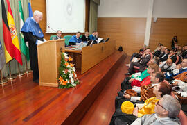 Investidura como Doctor "Honoris Causa" de Hans-Dieter Wienberg por la Facultad de Ciencias de la Universidad de Málaga. Rectorado. Mayo de 2016