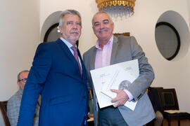 Entrega de Título de Socio. 230º Aniversario de la Sociedad Económica Amigos del País. Plaza de la Constitución. Septiembre de 2019