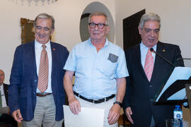 Entrega de Título de Socio. 230º Aniversario de la Sociedad Económica Amigos del País. Plaza de la Constitución. Septiembre de 2019