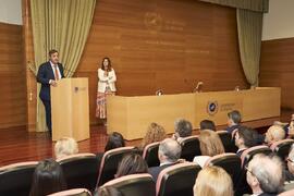 Discurso de Teodomiro López. Toma de posesión de nuevos Vicerrectores adjuntos y personal asesor del Rector de la Universidad de Málaga. Edificio del Rectorado. Abril de 2024