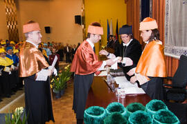 Investidura de nuevos doctores por la Universidad de Málaga. Paraninfo. Diciembre de 2009