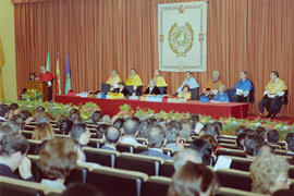 Apertura del Curso Académico 1999/2000 de la Universidad de Málaga. Paraninfo. Octubre de 1999