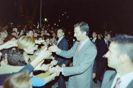 Inauguración del Rectorado por el príncipe Felipe. Málaga. Abril de 2002