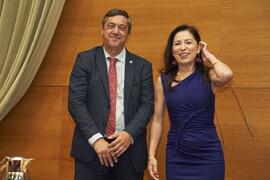 Toma de posesión de Beatriz Lacomba Arias como nueva Vicerrectora Adjunta para el Acceso y Admisión de Estudiantes de la Universidad de Málaga. Edificio del Rectorado. Abril de 2024