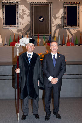 Apertura del Curso Académico 2013/2014 de la Universidad de Málaga. Complejo de Estudios Sociales y Comercio. Octubre de 2013