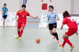 Partido China contra Uruguay. 14º Campeonato del Mundo Universitario de Fútbol Sala 2014 (FUTSAL). Antequera. Julio de 2014