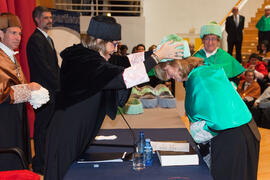 Investidura de nuevos doctores por la Universidad de Málaga. Salón de Actos de la Facultad de Derecho. Enero de 2013