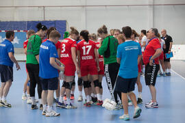 Partido Rusia - Polonia. Categoría femenina. Campeonato del Mundo Universitario de Balonmano. Antequera. Junio de 2016