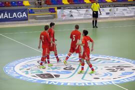 Partido Rusia contra Omán. 14º Campeonato del Mundo Universitario de Fútbol Sala 2014 (FUTSAL). Antequera. Julio de 2014