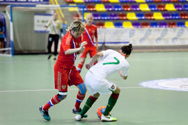 Partido Portugal contra Rusia. 14º Campeonato del Mundo Universitario de Fútbol Sala 2014 (FUTSAL). Antequera. Julio de 2014
