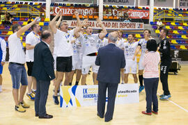 Entrega de medallas. Ceremonia de clausura del Campeonato Europeo Universitario de Balonmano. Antequera. Julio de 2017