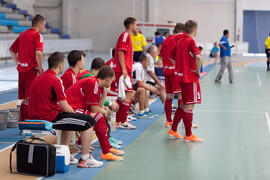 Partido Omán contra Bielorrusia. 14º Campeonato del Mundo Universitario de Fútbol Sala 2014 (FUTSAL). Antequera. Julio de 2014