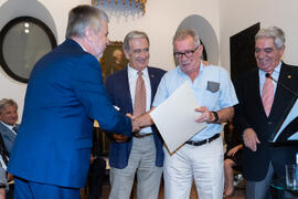 Entrega de Título de Socio. 230º Aniversario de la Sociedad Económica Amigos del País. Plaza de la Constitución. Septiembre de 2019
