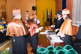 Investidura de nuevos doctores por la Universidad de Málaga. Paraninfo. Diciembre de 2009