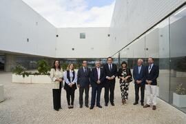 Autoridades. Inauguración la nueva Facultad de Psicología y Logopedia de la Universidad de Málaga. Campus de Teatinos. Octubre de 2022