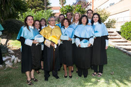 Retrato de grupo tras la Apertura del Curso Académico 2015/2016 de la Universidad de Málaga. Paraninfo. Septiembre de 2015