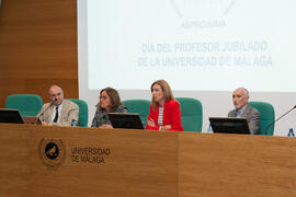 Celebración del Día del Profesor Jubilado de la Universidad de Málaga. Edificio del Rectorado. Octubre de 2015