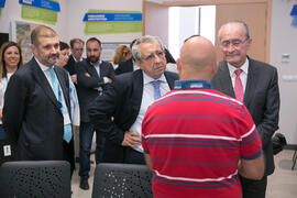 Inauguración del I Workshop Red de Cátedras Estratégicas. Edificio de Tabacalera. Mayo de 2018