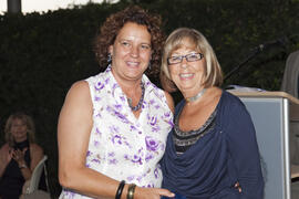Cena de gala con motivo al homenaje para los jubilados y personal que cumple 25 años de servicio en la Universidad de Málaga. Jardín Botánico. Junio de 2010