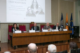 Presentación del libro "Recordando a 3 maestros". Facultad de Ciencias Económicas y Empresariales. Noviembre de 2018