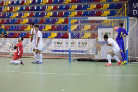 Partido Ucrania contra Irán. 14º Campeonato del Mundo Universitario de Fútbol Sala 2014 (FUTSAL). Antequera. Julio de 2014