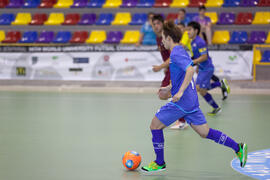 Partido Tailandia contra Portugal. 14º Campeonato del Mundo Universitario de Fútbol Sala 2014 (FUTSAL). Antequera. Julio de 2014