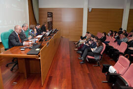Inauguración de la reunión de la Conferencia de Decanos de Economía y Empresa. Edificio del Rectorado. Noviembre de 2014