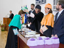 Investidura de nuevos doctores por la Universidad de Málaga 2010. Paraninfo. Enero de 2010