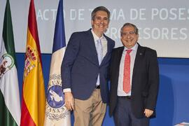 Toma de posesión de Eduardo Martos Naya como catedrático del Área de Teoría de la Señal y Comunicaciones de la Universidad de Málaga. Paraninfo. Diciembre de 2022