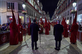 Estación de Penitencia de la Hermandad de los Estudiantes. Málaga. Abril de 2022