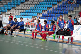 Partido China contra Uruguay. 14º Campeonato del Mundo Universitario de Fútbol Sala 2014 (FUTSAL). Antequera. Julio de 2014