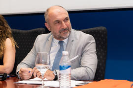 Eugenio Luque. Graduación de Másters de la Facultad de Ciencias Económicas y Empresariales de la Universidad de Málaga. Paraninfo. Junio de 2019
