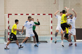 Partido China Taipei - Rusia. Categoría masculina. Campeonato del Mundo Universitario de Balonmano. Antequera. Junio de 2016